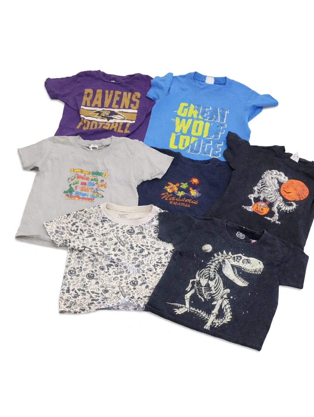 Graphic Tee Lot Of 7 Boy's Tshirts